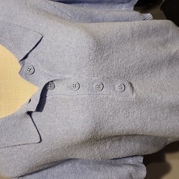A New day short sleeve sweater blouse light blue size XL - Picture 2 of 7